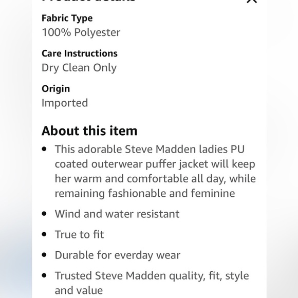 Reduced Steve Madden girl Anorak Lightweight Hood Utility Coat Anorak - Picture 8 of 8